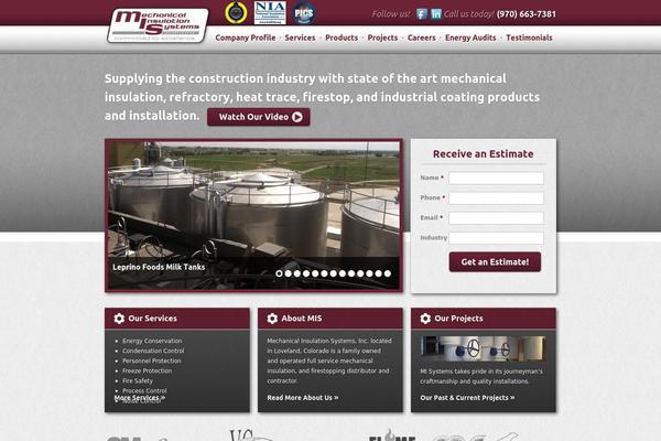 Roots theme site design template sample