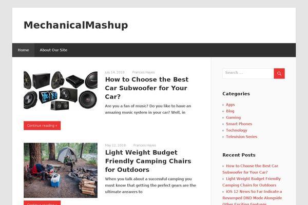 Motif theme site design template sample