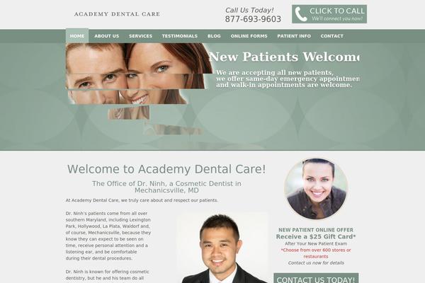 Dentalcmo theme site design template sample