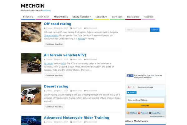 Site using WP MashSocial Wigdet Lite plugin