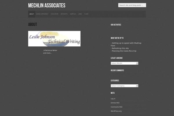 Leon theme site design template sample