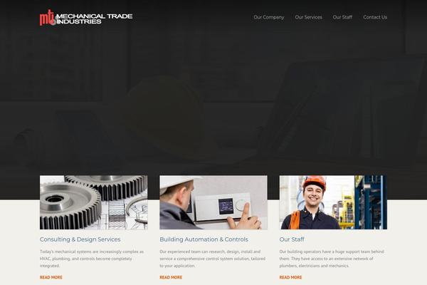 Construction theme site design template sample