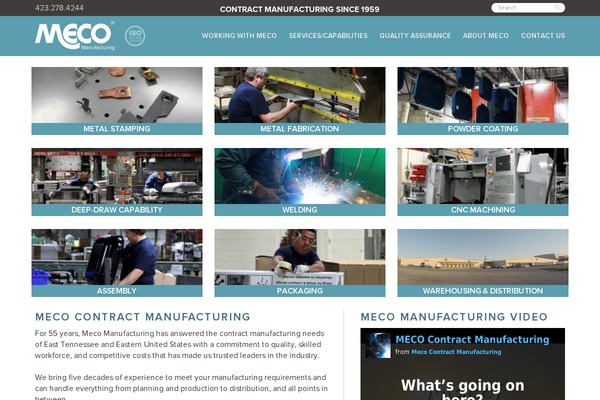 mecomanufacturing.com site used Meco