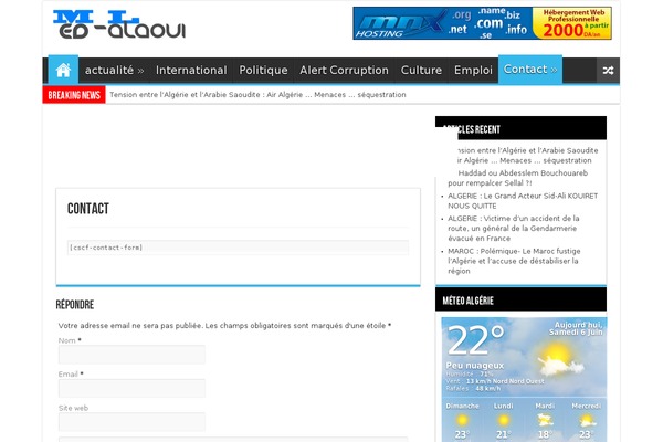 Site using Counter plugin