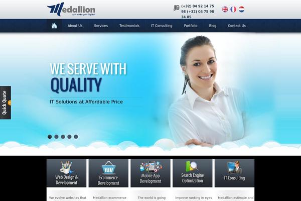 medallion.be site used Medallion