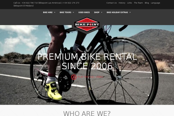 medanobike.com site used Bikepointtenerife