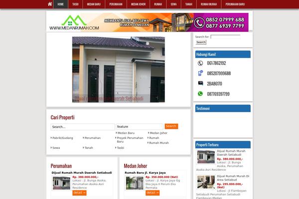 Agenproperti theme site design template sample
