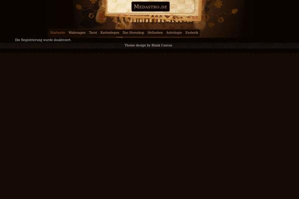 MT dark theme site design template sample