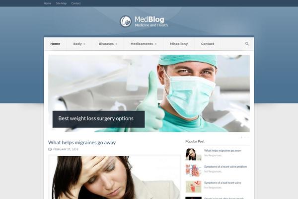 Medical Plus 1.05 theme site design template sample