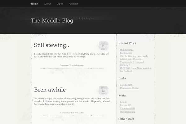Elegant Grunge theme site design template sample