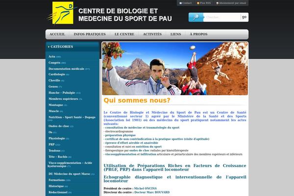 medecinesportpau.fr site used Triumph