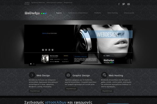 Newport theme site design template sample