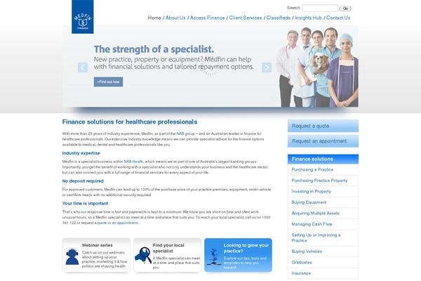 medfin.com.au site used Medfin