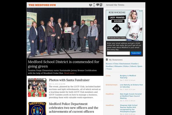 medfordsun.com site used Newspaper-sp