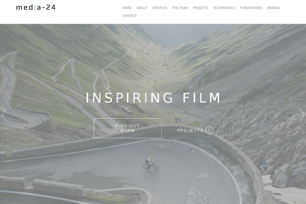 Visia theme site design template sample
