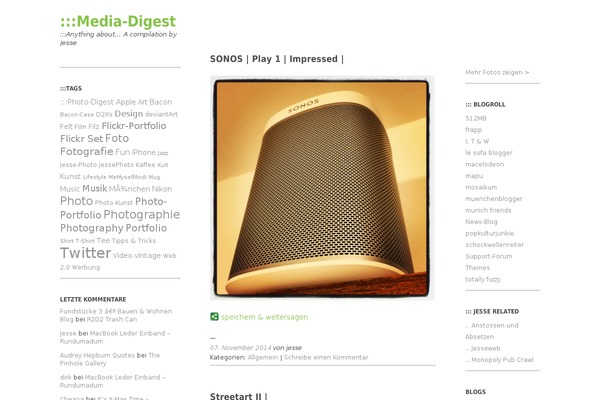 Ari theme site design template sample