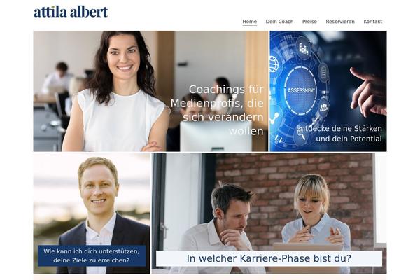 Kalium theme site design template sample