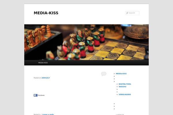 Twenty Eleven theme site design template sample