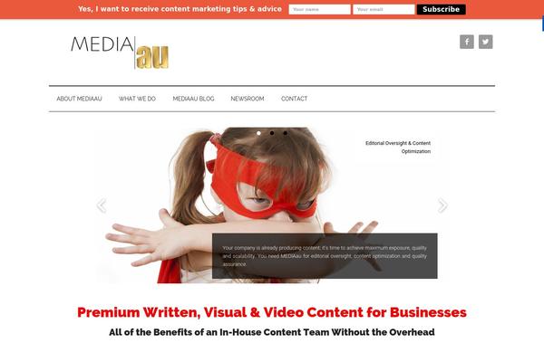 Magazine Pro theme site design template sample