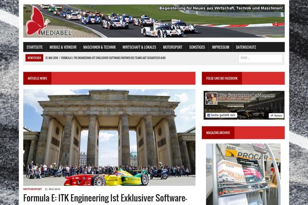 MH Newsdesk theme site design template sample