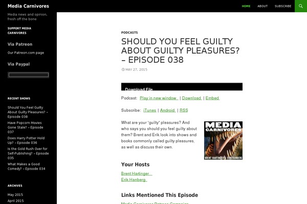 Twenty Fourteen theme site design template sample