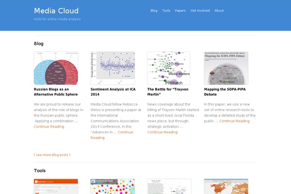 Skylark theme site design template sample