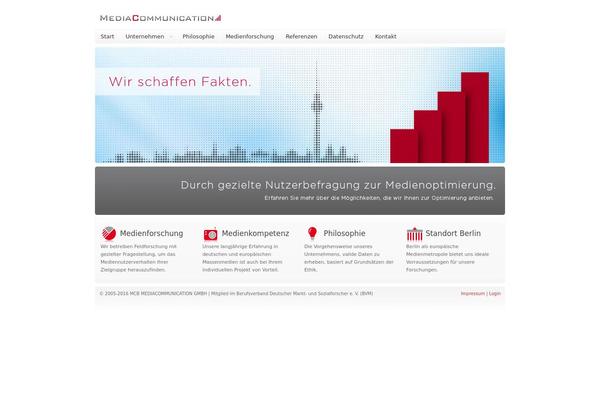 Mcb theme site design template sample