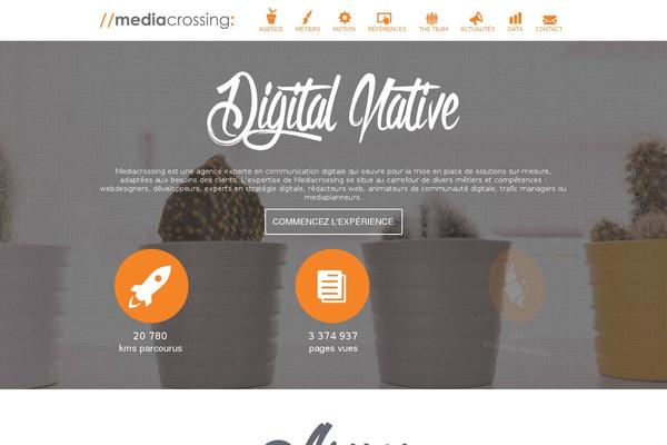 mediacrossing.fr site used Mediacrossing