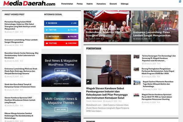 Site using Penci-pennews-recipe plugin