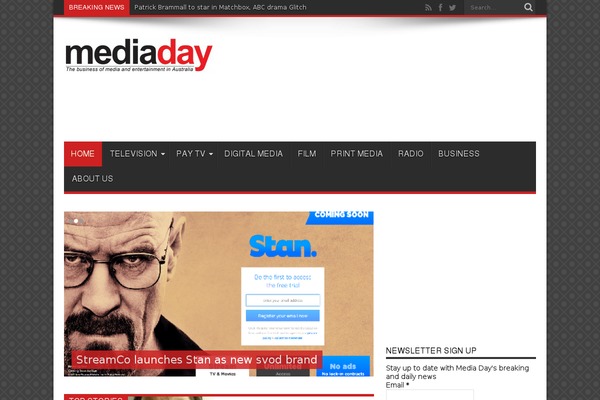Jarida theme site design template sample
