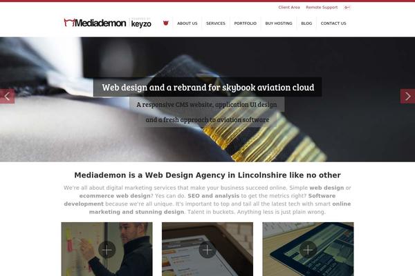 Bigbang theme site design template sample