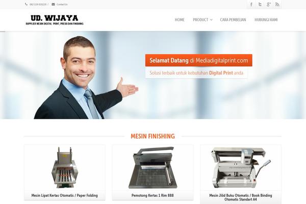 Envision theme site design template sample