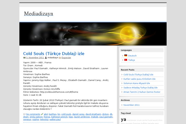 zeeMagazine theme site design template sample