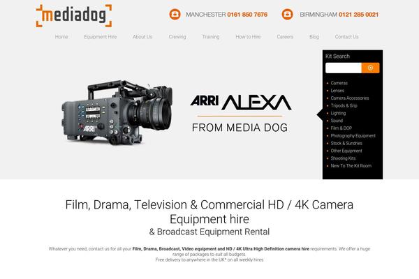 Tides theme site design template sample