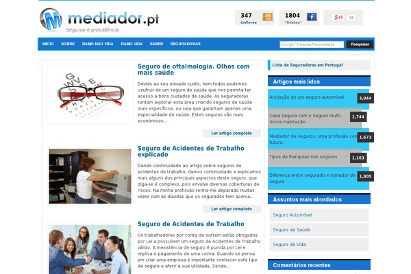 mediador.pt site used Magia
