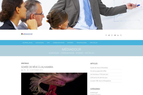 Ultimate theme site design template sample