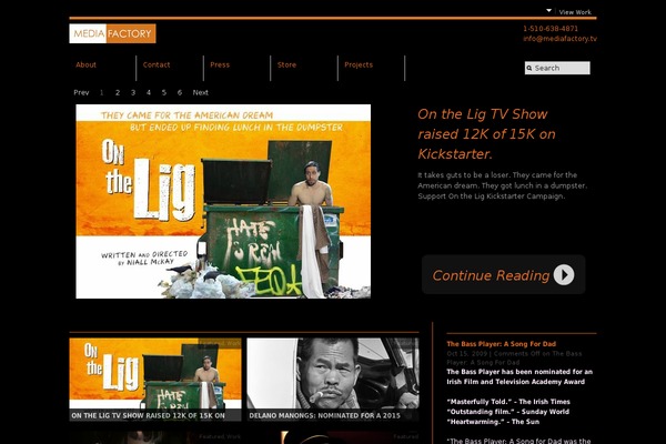 Site using Salient-home-slider plugin