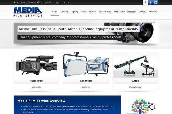 Envision Child theme site design template sample