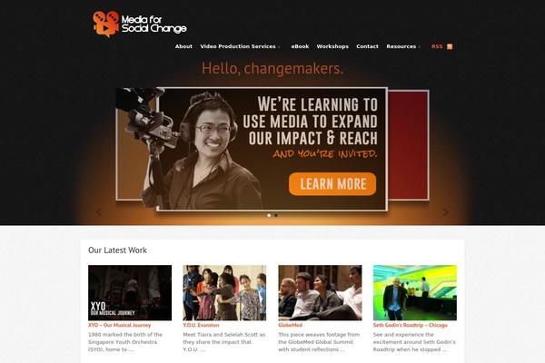 Olya theme site design template sample