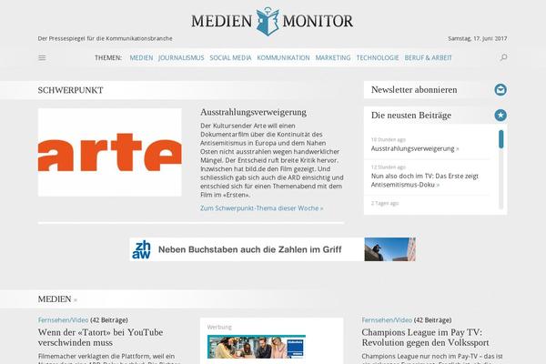 mediaforum.ch site used Medienmonitor