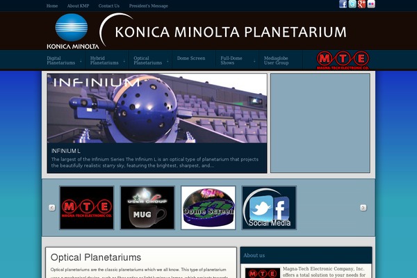 mediaglobeplanetarium.com site used Creativemagazine