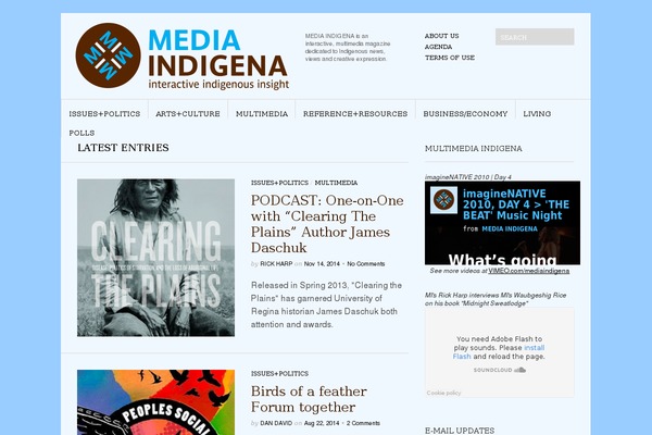 mediaindigena.com site used Mediaindigena