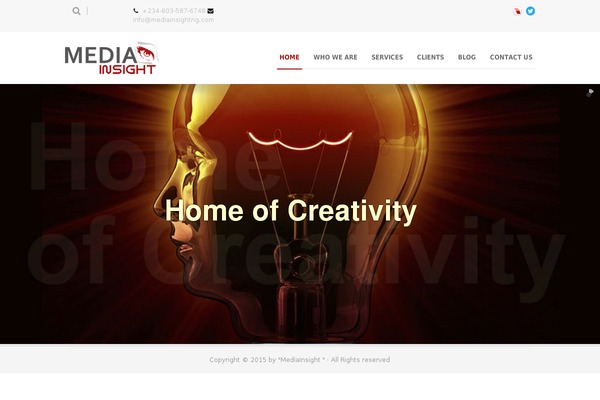 Maxima theme site design template sample