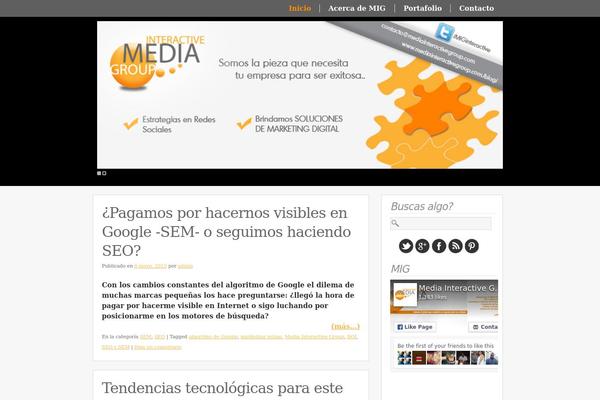 Skeleton Child theme site design template sample