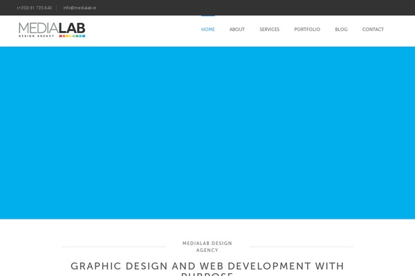 Blandes theme site design template sample
