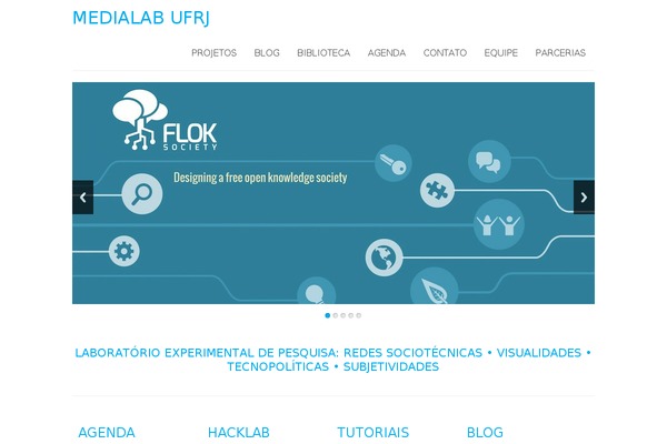 Medialab theme site design template sample