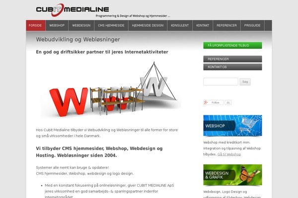 Cubit theme site design template sample