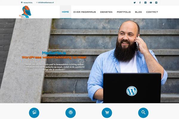 Vision_wp theme site design template sample