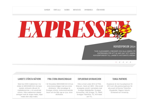 Magazine Style theme site design template sample