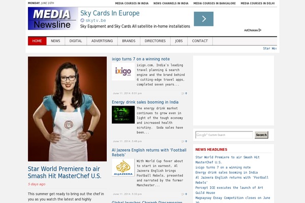 medianewsline.com site used Tribune